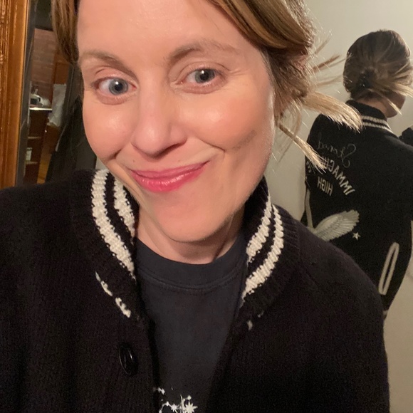 COPY - BNWT 1969 Stoned Immaculate High black Cardigan sweater w white accents … - Picture 14 of 16